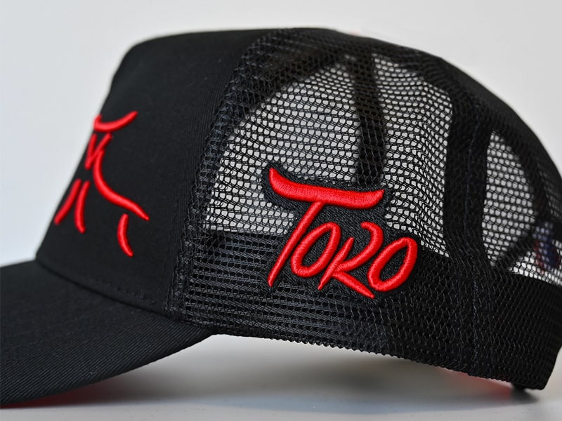 TORO Petank Gorra negra, amb malla