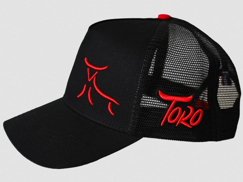 TORO Petank Gorra negra, amb malla