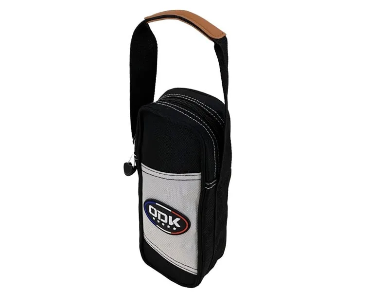 ODDEKA Bolsa de 3 bolas de petanca De Jean color negro