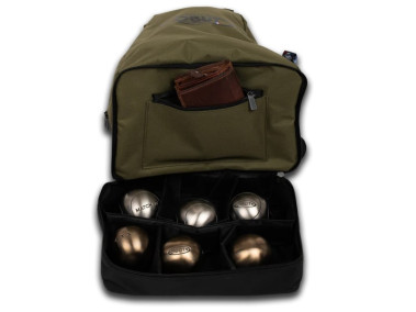 OBUT Mochila 6 Bolas petanca - Caqui - imagen 3
