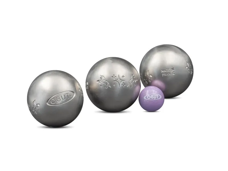OBUT Juego 3 bolas Junior Inox UNICORNIO 4