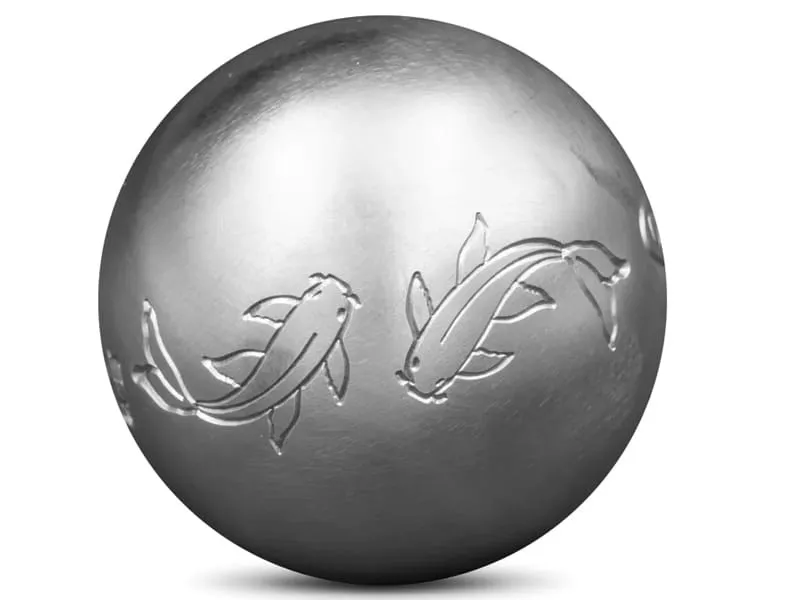 OBUT Juego 3 bolas Inox Carpe Koï