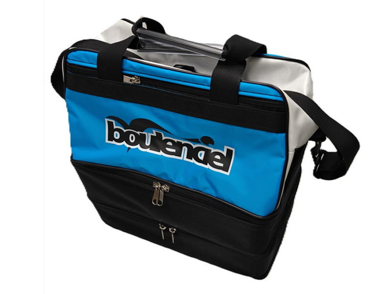 BOULENCIEL Bolsa Doble 6 Bolas petanca Azul