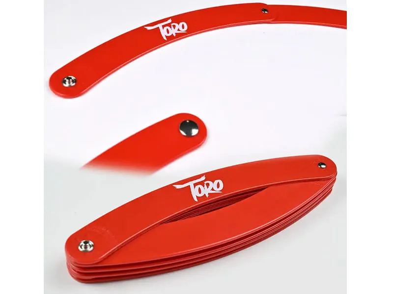 TORO Circulo plegable para petanca Rojo