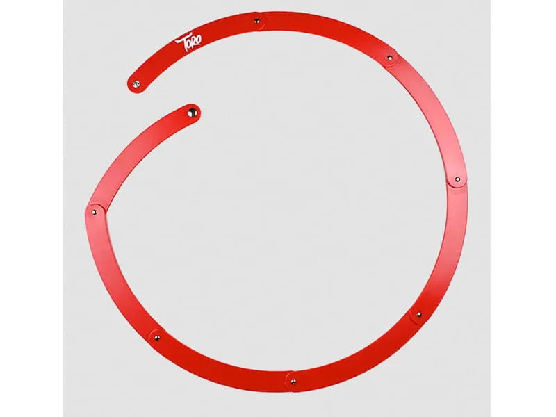 TORO Circulo plegable petanca Rojo
