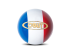 OBUT Bolí de fusta Tricolor