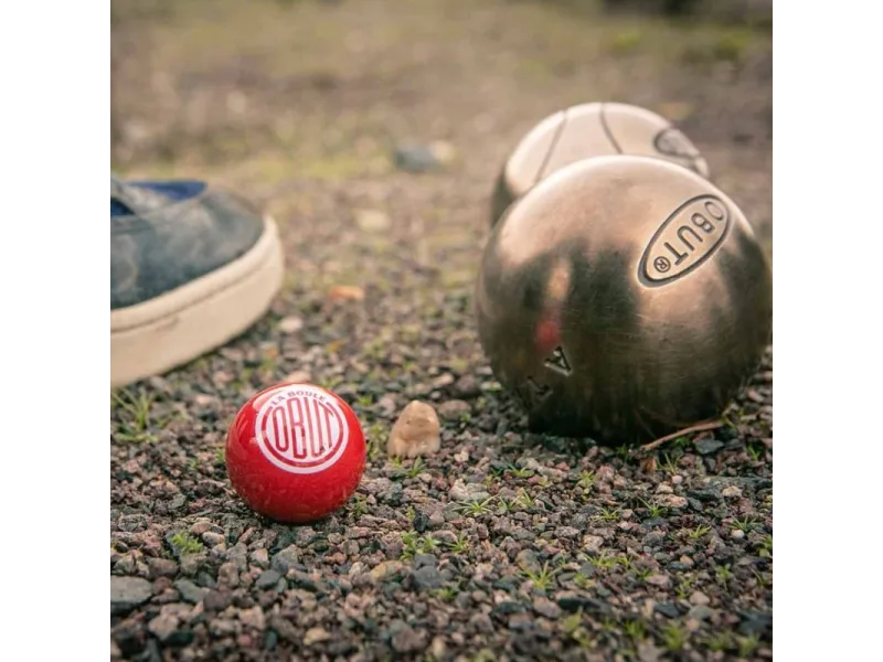 OBUT Boliche Rojo Logo Vintage