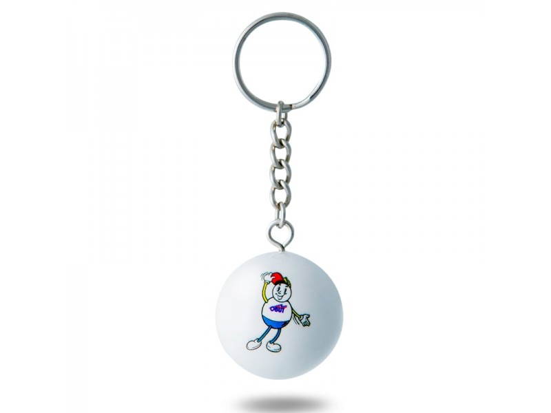 OBUT Llavero bolí blanco BOULOBUTUS