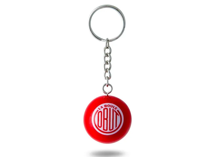OBUT Llavero boliche rojo VINTAGE