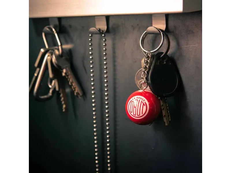OBUT Llavero boliche rojo VINTAGE