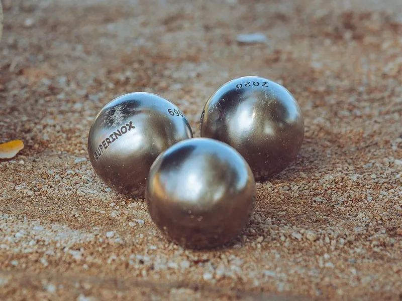 OBUT SuperInox juego de 3 bolas de petanca de competición