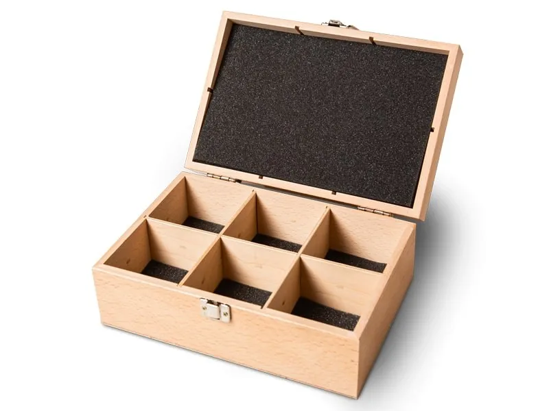 OBUT Maletin madera para 6 bolas de petanca MALBOIS6B