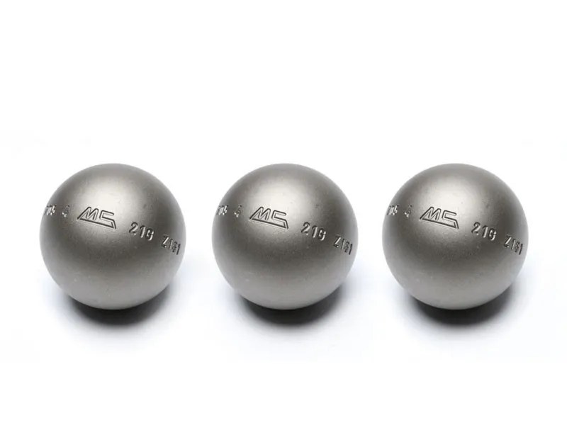 MS INOX Set de 3 Bolas de petanca de competicion