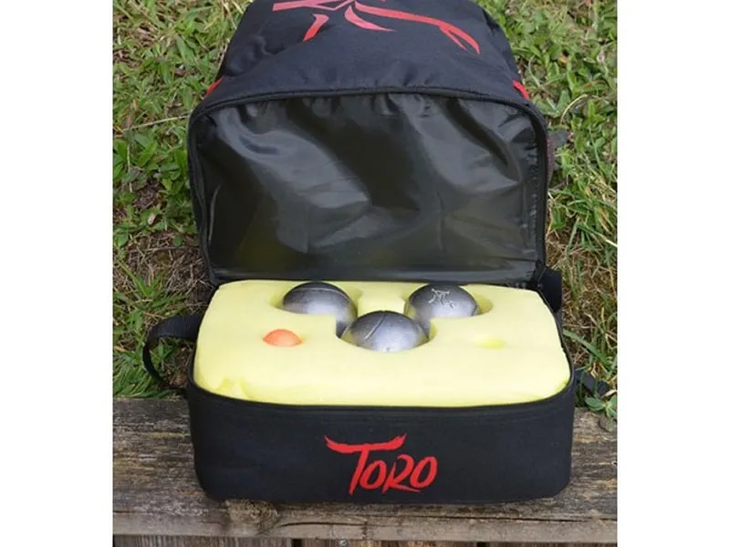 TORO Petank Mochila porta bolas de petanca color negro3